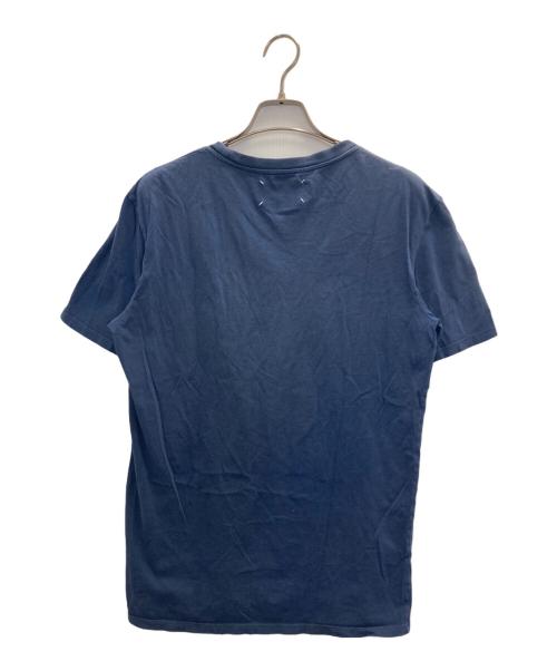 Martin Margiela 10（マルタン・マルジェラ 10）Martin Margiela 10 (マルタン・マルジェラ 10) ポケットTシャツ ブルー サイズ:46の古着・服飾アイテム