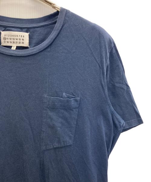 Martin Margiela 10（マルタン・マルジェラ 10）Martin Margiela 10 (マルタン・マルジェラ 10) ポケットTシャツ ブルー サイズ:46の古着・服飾アイテム