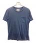中古・古着 Martin Margiela 10 (マルタン・マルジェラ 10) ポケットTシャツ ブルー サイズ:46：5000円