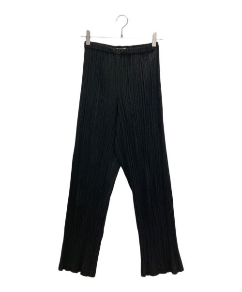 ISSEY MIYAKE（イッセイミヤケ）ISSEY MIYAKE (イッセイミヤケ) プリーツパンツ ブラック サイズ:Mの古着・服飾アイテム
