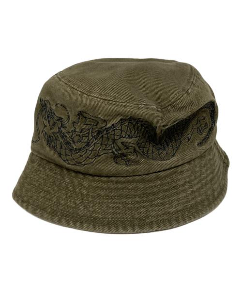 THE BLACK EYE PATCH（ブラックアイパッチ）THE BLACK EYE PATCH (ブラックアイパッチ) バケットハット オリーブ 未使用品の古着・服飾アイテム