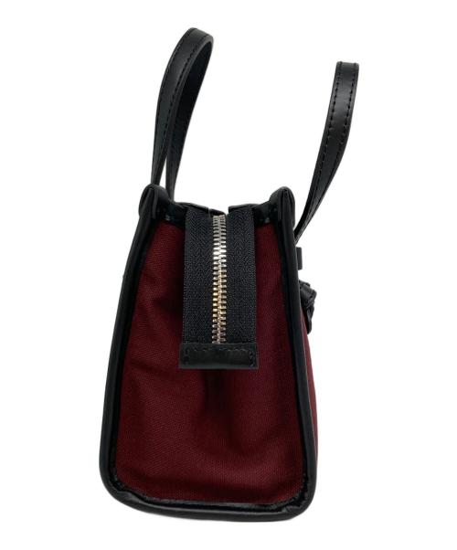 GIANNI CHIARINI（ジャンニ キアリーニ）GIANNI CHIARINI (ジャンニ キアリーニ) 2WAYキャンバスバッグ ボルドーの古着・服飾アイテム