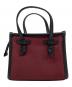 GIANNI CHIARINI (ジャンニ キアリーニ) 2WAYキャンバスバッグ ボルドー：3500円