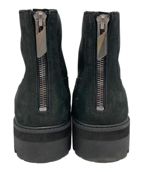 Timberland（ティンバーランド）Timberland (ティンバーランド) WHITE MOUNTAINEERING (ホワイトマウンテ二アニング) LUG CUPSOLE MID ZIP UP BOOT ブラック サイズ:26.5の古着・服飾アイテム