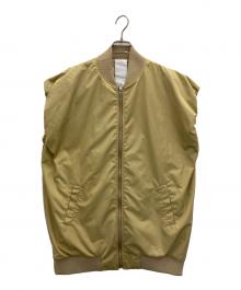 THE FLATS（ザ フラッツ）の古着「GATHER SLEEVE BLOUSON」｜イエロー