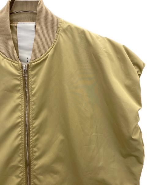 THE FLATS（ザ フラッツ）THE FLATS (ザ フラッツ) GATHER SLEEVE BLOUSON イエロー サイズ:FREEの古着・服飾アイテム