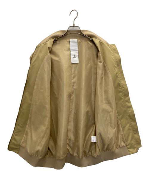 THE FLATS（ザ フラッツ）THE FLATS (ザ フラッツ) GATHER SLEEVE BLOUSON イエロー サイズ:FREEの古着・服飾アイテム
