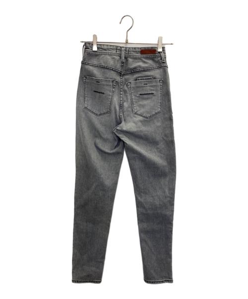 YANUK（ヤヌーク）YANUK (ヤヌーク) ハイウエストルースデニムパンツ グレー サイズ:SIZE W23の古着・服飾アイテム