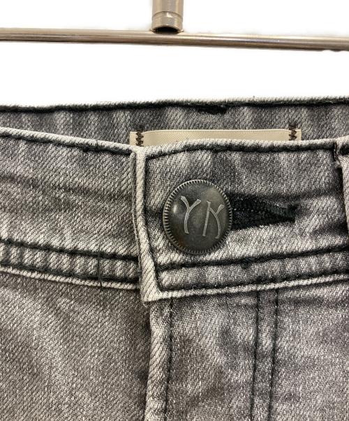 YANUK（ヤヌーク）YANUK (ヤヌーク) ハイウエストルースデニムパンツ グレー サイズ:SIZE W23の古着・服飾アイテム