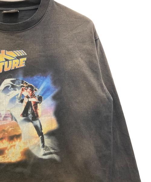 JOURNAL STANDARD relume（ジャーナルスタンダード レリューム）JOURNAL STANDARD relume (ジャーナルスタンダード レリューム) BACK TO THE FUTURE 別注 ダメージ加工 ロングスリーブ T グレー サイズ:Mの古着・服飾アイテム