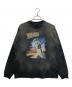 JOURNAL STANDARD relume（ジャーナルスタンダード レリューム）の古着「BACK TO THE FUTURE 別注 ダメージ加工 ロングスリーブ T」｜グレー