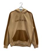 Carhartt WIPカーハート ワーク イン プログレス）の古着「HOODED TONARESWEAT」｜ベージュ