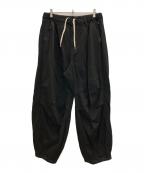 glambグラム）の古着「Knee Tuck Denim」｜ブラック