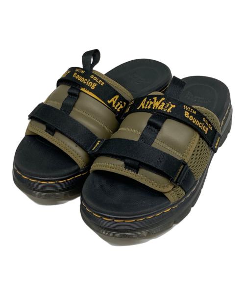 Dr.Martens（ドクターマーチン）Dr.Martens (ドクターマーチン) AYCE スライド サンダル カーキ×ブラック サイズ:26㎝の古着・服飾アイテム