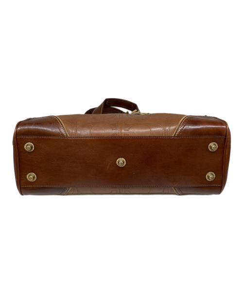 COACH（コーチ）COACH (コーチ) シグネチャートートバッグ ブラウンの古着・服飾アイテム