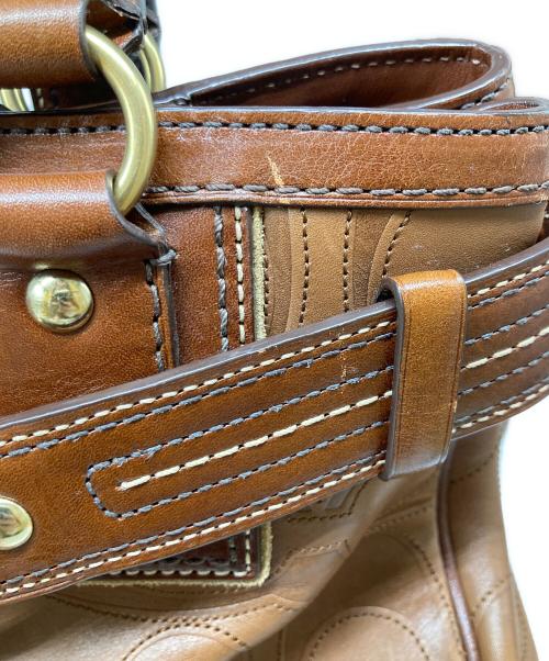 COACH（コーチ）COACH (コーチ) シグネチャートートバッグ ブラウンの古着・服飾アイテム