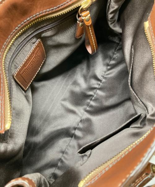 COACH（コーチ）COACH (コーチ) シグネチャートートバッグ ブラウンの古着・服飾アイテム