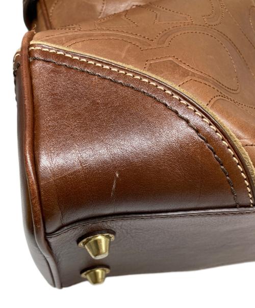 COACH（コーチ）COACH (コーチ) シグネチャートートバッグ ブラウンの古着・服飾アイテム