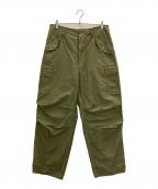 CIOTAシオタ）の古着「スビンコットンナイロンバックサテンM65フィールドパンツ」｜オリーブ