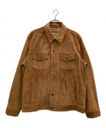 L.L.Bean（エルエルビーン）の古着「スウェードレザートラッカージャケット」｜ブラウン