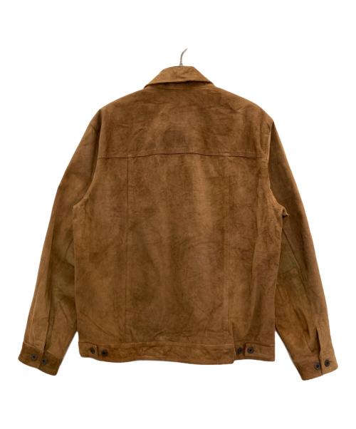 L.L.Bean（エルエルビーン）L.L.Bean (エルエルビーン) スウェードレザートラッカージャケット ブラウン サイズ:Ｌの古着・服飾アイテム