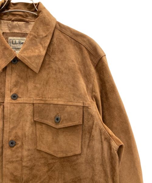 L.L.Bean（エルエルビーン）L.L.Bean (エルエルビーン) スウェードレザートラッカージャケット ブラウン サイズ:Ｌの古着・服飾アイテム