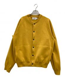 Traditional Weatherwear（トラディショナルウェザーウェア）の古着「クルーネックカーディガン」｜イエロー