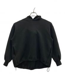 23区（ニジュウサンク）の古着「コンフォートダンボールジャージー パーカー」｜ブラック