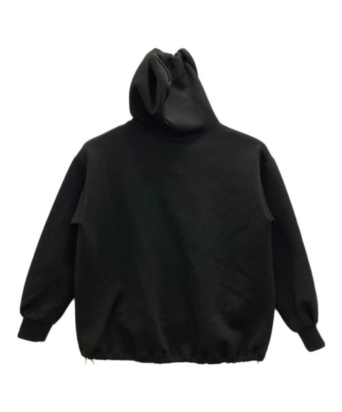 23区（ニジュウサンク）23区 (ニジュウサンク) コンフォートダンボールジャージー パーカー ブラック サイズ:SIZE 38の古着・服飾アイテム
