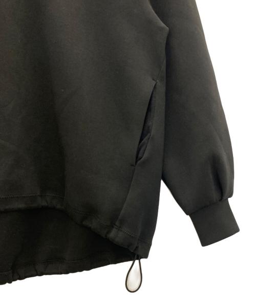 23区（ニジュウサンク）23区 (ニジュウサンク) コンフォートダンボールジャージー パーカー ブラック サイズ:SIZE 38の古着・服飾アイテム