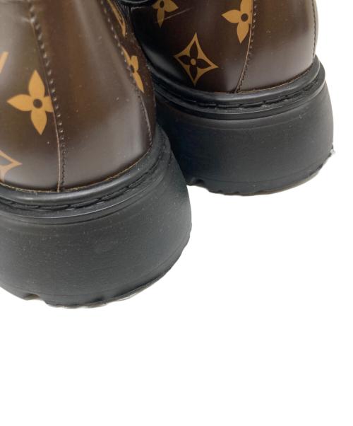 LOUIS VUITTON（ルイ ヴィトン）LOUIS VUITTON (ルイ ヴィトン) モノグラムサイドゴアブーツ ブラウン サイズ:８1/2の古着・服飾アイテム