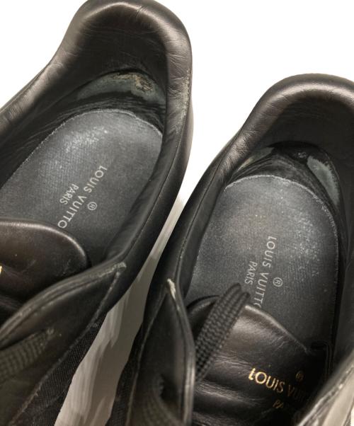 LOUIS VUITTON（ルイ ヴィトン）LOUIS VUITTON (ルイ ヴィトン) ルクセンブルクラインスニーカー ブラック サイズ:7の古着・服飾アイテム