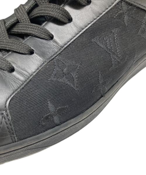 LOUIS VUITTON（ルイ ヴィトン）LOUIS VUITTON (ルイ ヴィトン) ルクセンブルクラインスニーカー ブラック サイズ:7の古着・服飾アイテム