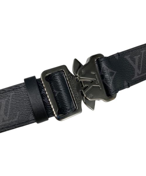 LOUIS VUITTON（ルイ ヴィトン）LOUIS VUITTON (ルイ ヴィトン) サンチュール・ユーティリティ35MMベルト ブラック サイズ:100/40の古着・服飾アイテム