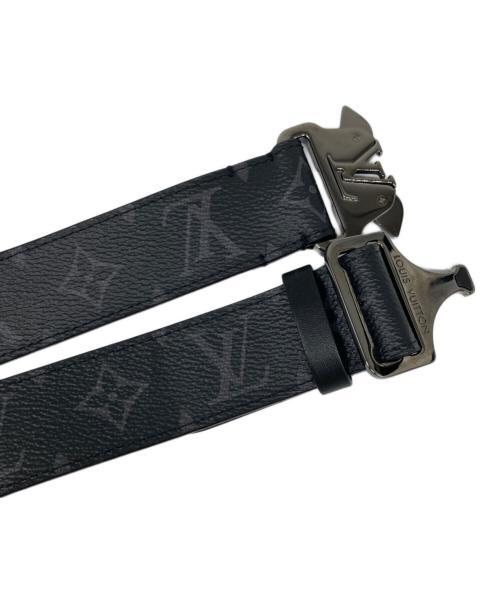 LOUIS VUITTON（ルイ ヴィトン）LOUIS VUITTON (ルイ ヴィトン) サンチュール・ユーティリティ35MMベルト ブラック サイズ:100/40の古着・服飾アイテム