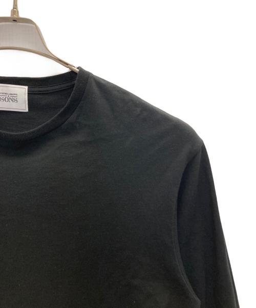 UNITED ARROWS & SONS（ユナイテッドアローズ アンド サンズ）UNITED ARROWS & SONS (ユナイテッドアローズ アンド サンズ) 長袖カットソー ブラック サイズ:SIZE Lの古着・服飾アイテム