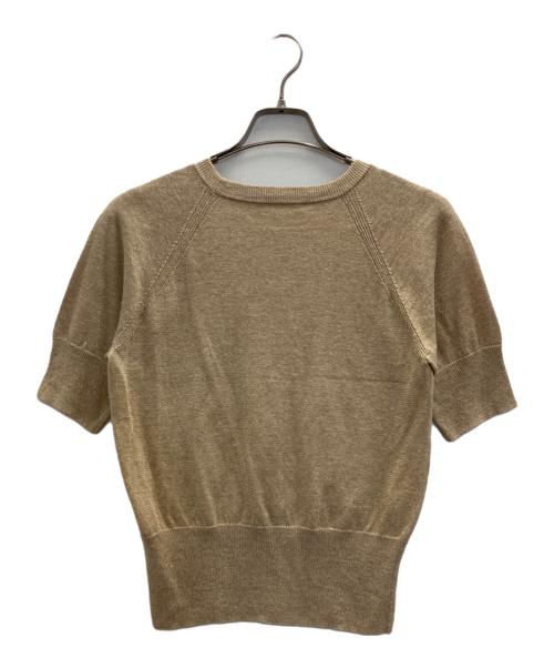 MACPHEE（マカフィー）MACPHEE (マカフィー) プレーンリネン ラグランスリーブプルオーバー ベージュ サイズ:Sの古着・服飾アイテム