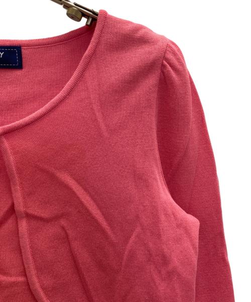 M'S GRACY（エムズグレイシー）M'S GRACY (エムズグレイシー) リボンボレロカーディガン ピンク サイズ:Mの古着・服飾アイテム