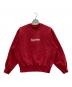 Supreme（シュプリーム）の古着「Washed Box Logo Crewneck」｜レッド