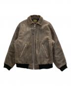 SUPREMEシュプリーム）の古着「Vanson Worn Leather Jacket」｜ブラウン