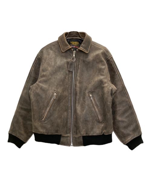 SUPREME（シュプリーム）SUPREME (シュプリーム) Vanson Worn Leather Jacket ブラウン サイズ:Sの古着・服飾アイテム