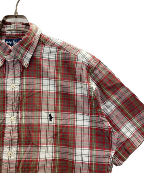 RALPH LAUREN（ラルフローレン）RALPH LAUREN (ラルフローレン) S/Sチェックシャツ レッド サイズ:Mの古着・服飾アイテム