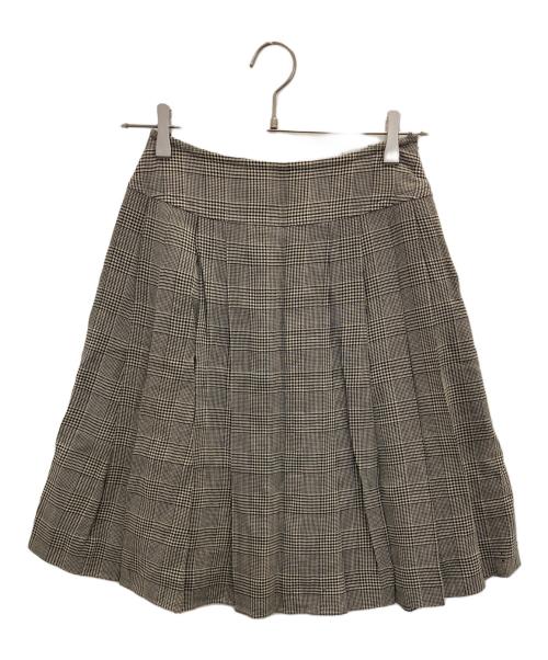 Yves Saint Laurent（イヴサンローラン）Yves Saint Laurent (イヴサンローラン) プリーツスカート グレー サイズ:SIZE Sの古着・服飾アイテム