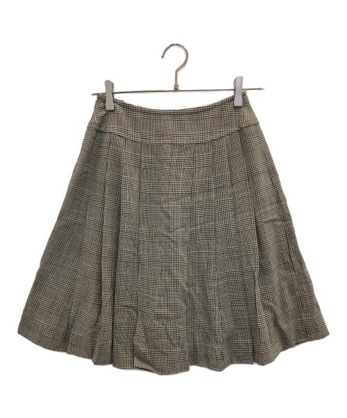 Yves Saint Laurent（イヴサンローラン）Yves Saint Laurent (イヴサンローラン) プリーツスカート グレー サイズ:SIZE Sの古着・服飾アイテム