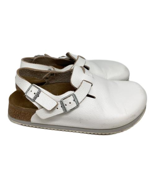 BIRKENSTOCK（ビルケンシュトック）BIRKENSTOCK (ビルケンシュトック) ボストン サンダル ホワイト サイズ:26㎝の古着・服飾アイテム