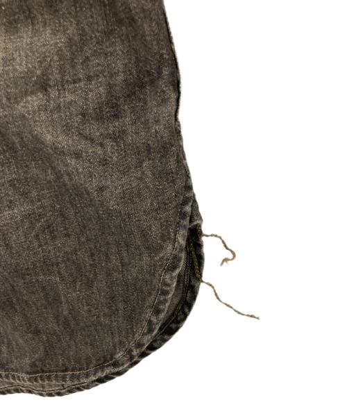 RRL（ダブルアールエル）RRL (ダブルアールエル) BLACK DENIM WORK SHIRT ブラック サイズ:Sの古着・服飾アイテム