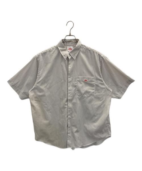 DANTON（ダントン）DANTON (ダントン) ストライプシャツ グレー サイズ:SIZE 42の古着・服飾アイテム