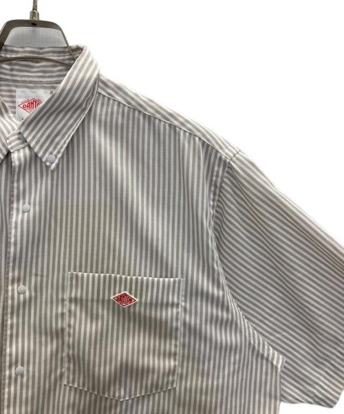DANTON（ダントン）DANTON (ダントン) ストライプシャツ グレー サイズ:SIZE 42の古着・服飾アイテム