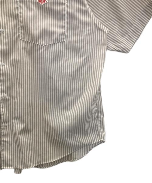 DANTON（ダントン）DANTON (ダントン) ストライプシャツ グレー サイズ:SIZE 42の古着・服飾アイテム