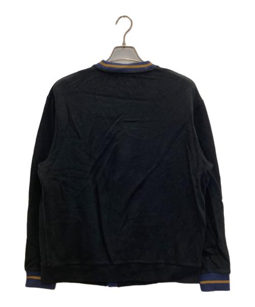 FRED PERRY（フレッドペリー）FRED PERRY (フレッドペリー) 鹿の子カーディガン ブラック サイズ:Mの古着・服飾アイテム